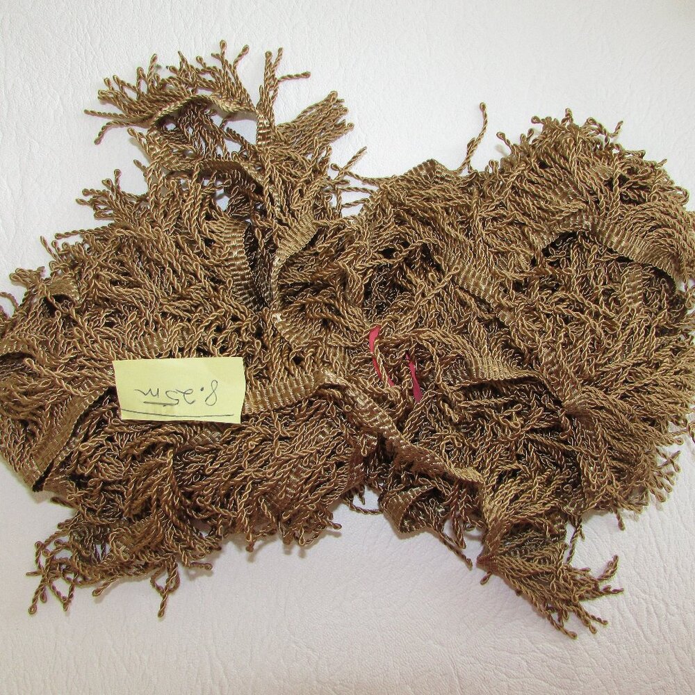 Bronze Shiny Bullion Fringe Trim - 8.25 metres